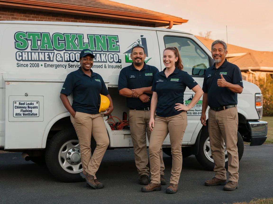 Chimney flashing repair company in Medford, OK